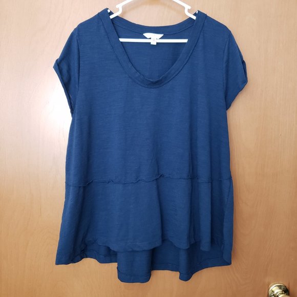 Time and Tru Tops - (2/$20) Time and Tru T-Shirt  Navy Blue 3X ( See 2nd & Last Pic for color )